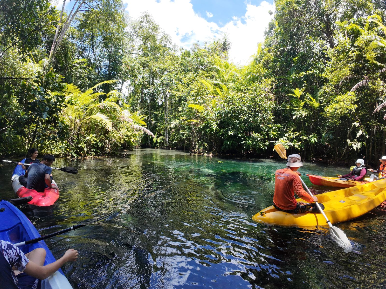Crystal-Clear Emerald Water